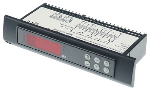 Wide front recessed regulator 4 relays 230V AKO-10323