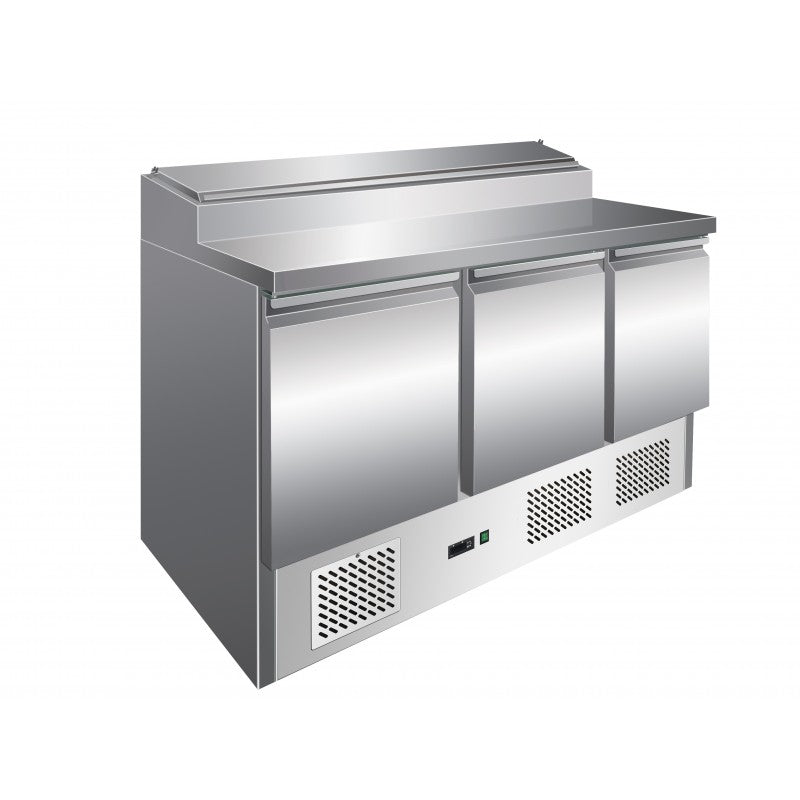 Positive refrigerated saladette - 425 L - 3 doors guaranteed 3 years